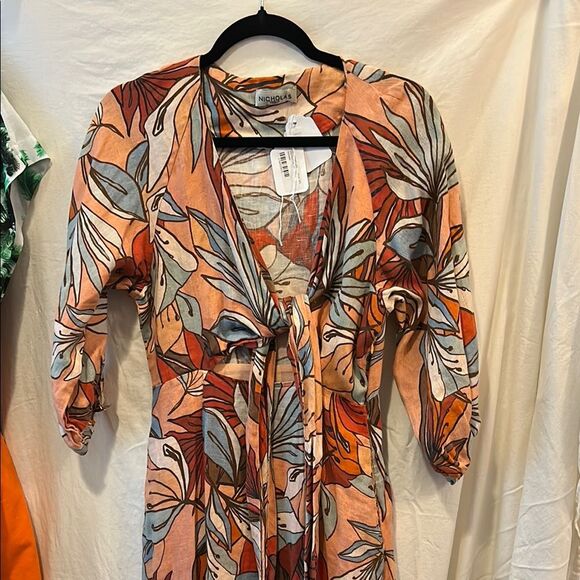 Nicholas Asilah Dress Sz 4 *flawed* - Picture 3 of 9